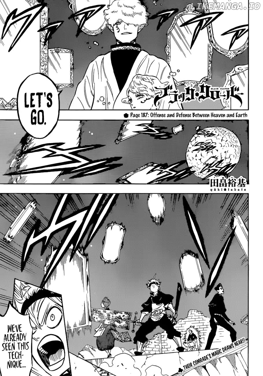 Black Clover chapter 187 image 01